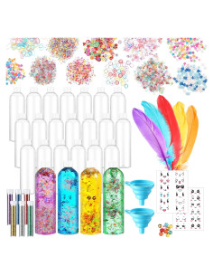 Baderke 24 Botellas Sensoriales Plásticas 400 ml con Accesorios