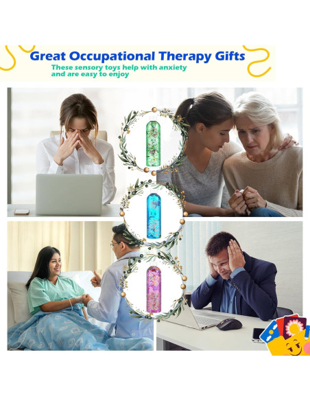 Baderke 24 Botellas Sensoriales Plásticas 400 ml con Accesorios