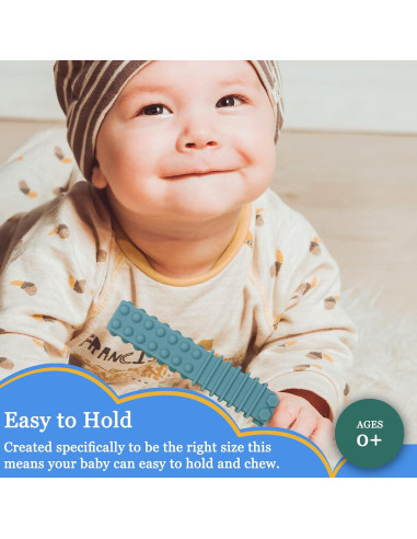 Juguetes Masticables Sensoriales Atsky - Paquete de 5 Tubos de Silicona