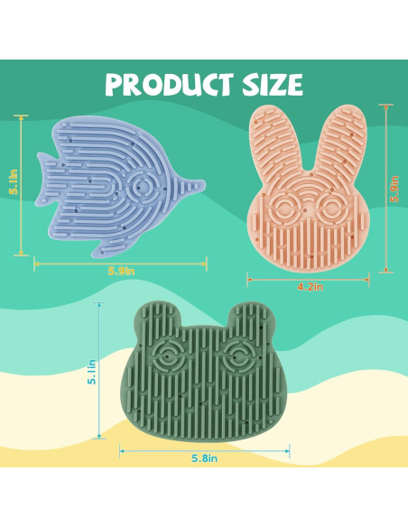 Tablero Sensorial de Silicona JooKiddie 3PCS para Niños 3+