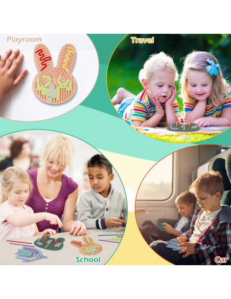 Tablero Sensorial de Silicona JooKiddie 3PCS para Niños 3+