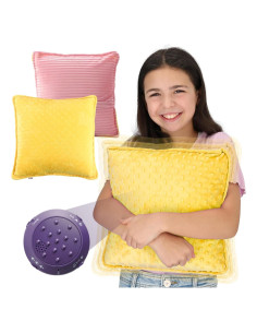 Almohada Vibrante Sensorial Suministros Especiales 30.48 cm Rosa/Amarillo