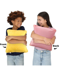 Almohada Vibrante Sensorial Suministros Especiales 30.48 cm Rosa/Amarillo 2