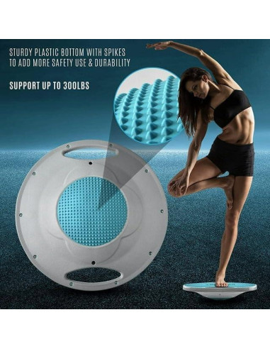 Tablero de Equilibrio Wobble Yes4All 41.5 cm Antideslizante