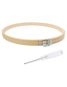 Aros de Bordado de Madera Biaungdo 30 cm - 2 Piezas