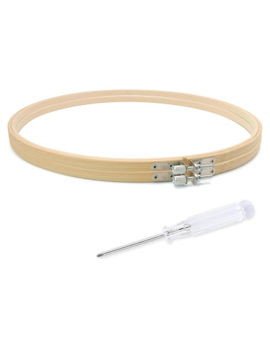 Aros de Bordado de Madera Biaungdo 30 cm - 2 Piezas