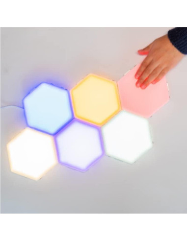 Luces Sensitivas Táctiles LED Brillante Autismo - 6 Piezas