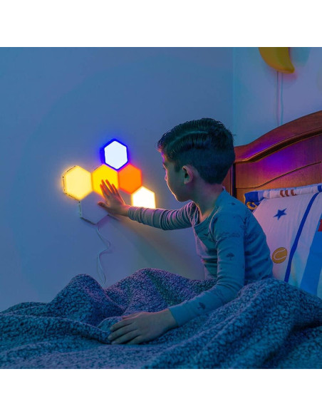 Luces Sensitivas Táctiles LED Brillante Autismo - 6 Piezas