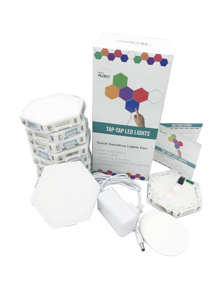 Luces Sensitivas Táctiles LED Brillante Autismo - 6 Piezas