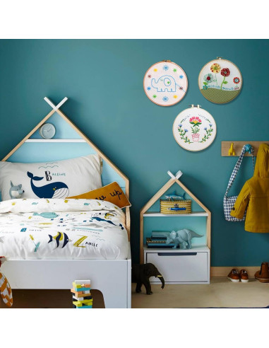 Aros de Bordado de Madera Biaungdo 30 cm - 2 Piezas