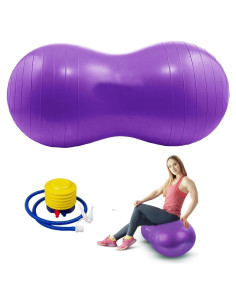 Bola de Cacahuate SURPZON 45cm para Yoga y Ejercicio Embarazo