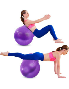 Bola de Cacahuate SURPZON 45cm para Yoga y Ejercicio Embarazo 2
