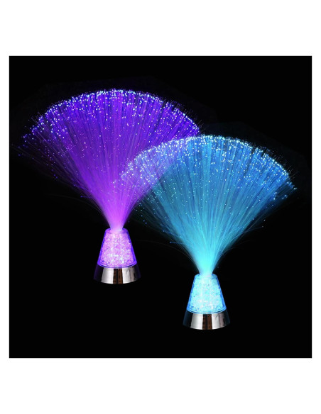 Lámpara de Fibra Óptica MECCANIXITY LED 31.5cm 2 Pcs