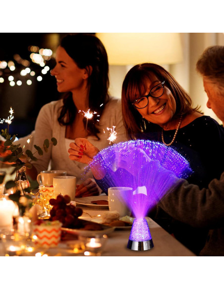 Lámpara de Fibra Óptica MECCANIXITY LED 31.5cm 2 Pcs