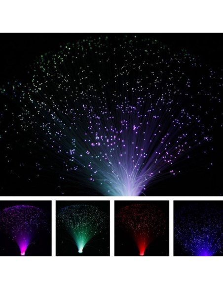 Lámpara de Fibra Óptica Tookie LED Multicolor 34 cm