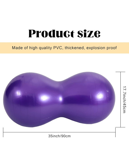 Outus Pelotas de Cacahuate 90 x 45 cm 2 Pcs con Bomba