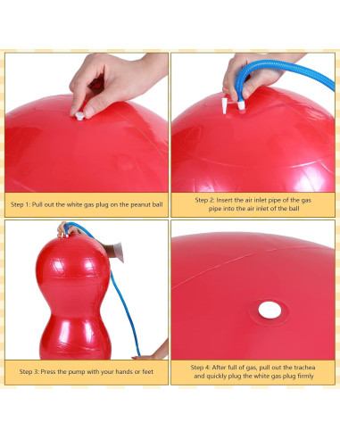 Outus Pelotas de Cacahuate 90 x 45 cm 2 Pcs con Bomba