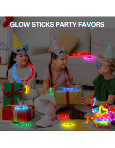 24 Palos Brillantes LED Siwarm para Fiestas y Halloween 2