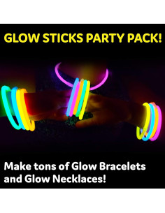 Palitos de Luz Brillantes PartySticks 100 Piezas 20.32 cm 2