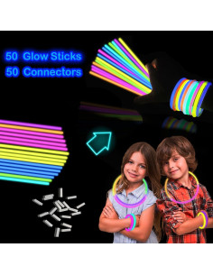 Varitas Brillantes de Halloween Liangyu 50 Piezas 21.6 cm 2