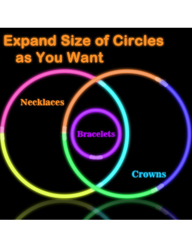 Varitas Brillantes de Halloween Liangyu 50 Piezas 21.6 cm