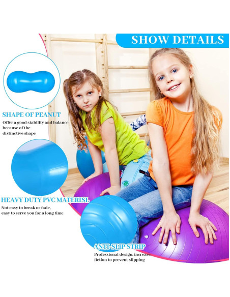 Pelotas de Cacahuate Threan 90 cm para Ejercicio y Yoga