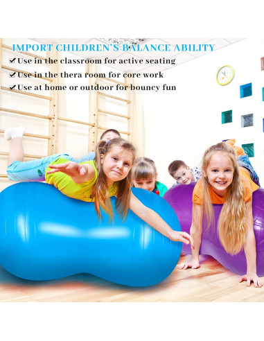 Pelotas de Cacahuate Threan 90 cm para Ejercicio y Yoga