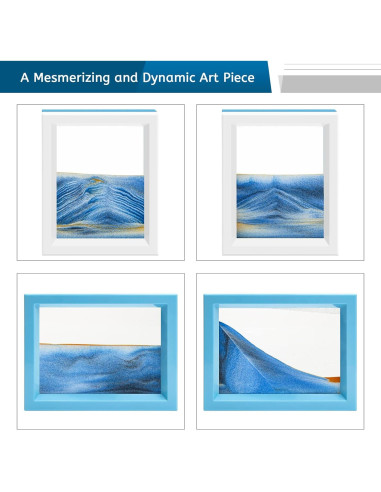 Coitak Set de Juguetes de Escritorio: Temporizador y Arena en Movimiento