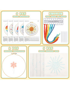 Kit de Bordado Yinder 5 Piezas para Principiantes DIY 2