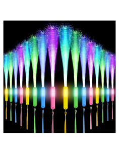 72 Varitas de Fibra Óptica LED VAIPI para Fiestas y Bodas