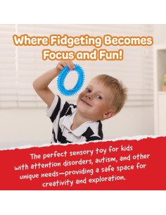 Anillos Sensoriales Espinosos IMPRESA - Paquete de 3 - 5.08 cm Interior 2