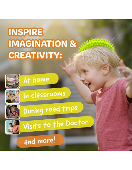 Anillos Sensoriales Espinosos IMPRESA - Paquete de 3 - 5.08 cm Interior