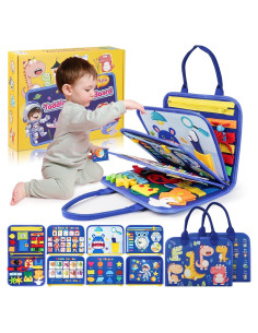 Tablero Ocupado Montessori Goobaetoy 10 Páginas Dinosaurio