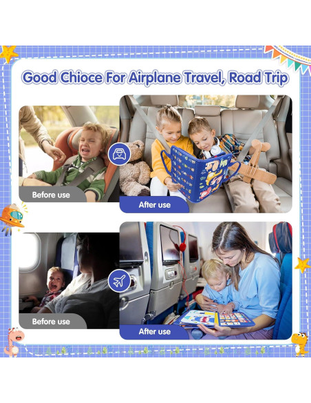 Tablero Ocupado Montessori Goobaetoy 10 Páginas Dinosaurio