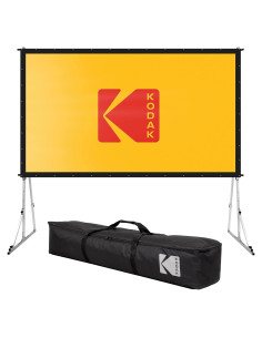 Pantalla de Proyector Portátil KODAK 150" con Soporte y Funda
