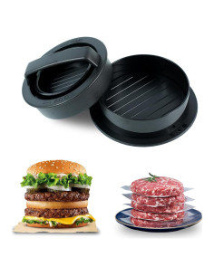 Hacedor de Hamburguesas 3-en-1 Koweea Antiadherente con 100 Hojas