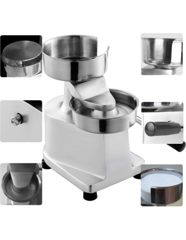 Prensador de Hamburguesas ZICA 150mm Acero Inoxidable