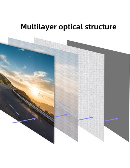 Pantalla de proyector HUANYINGBJB 120" HD Plegable Doble Cara