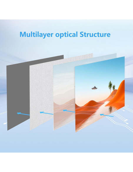 Pantalla de Proyector Plegable KEJOG 213 cm 16:9 Doble Cara