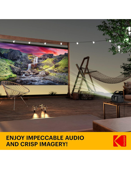 Proyector Portátil KODAK FLIK X2 100" (254 cm) HDMI USB