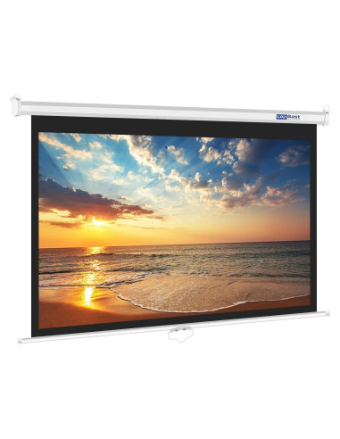 Pantalla de Proyector Retráctil LopBast 100" 16:9 1.2 Ganancia 4K