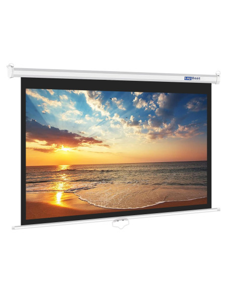 Pantalla de Proyector Retráctil LopBast 100" 16:9 1.2 Ganancia 4K