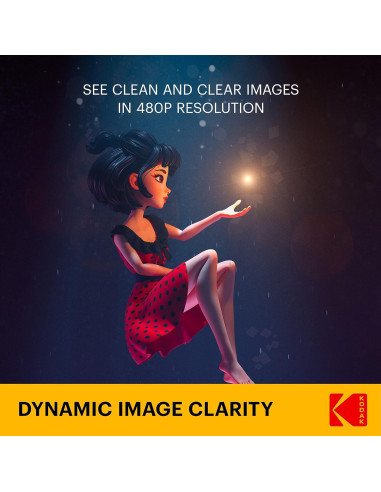 Proyector Portátil KODAK FLIK X2 100" (254 cm) HDMI USB