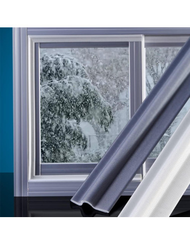 Sellador de Ventana KNEELISA 299.72 cm Autoadhesivo Blanco