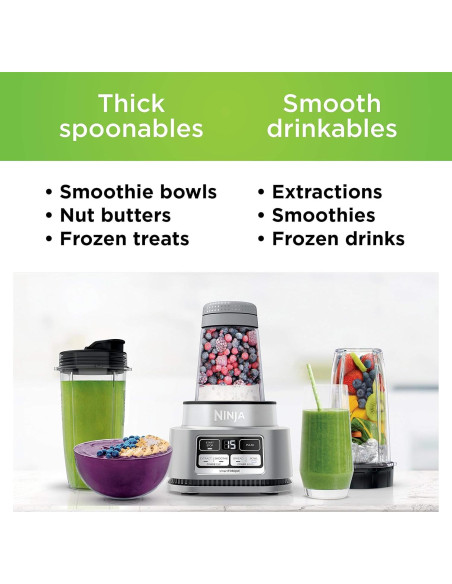 Licuadora Ninja Foodi SS101 1200W Hacedor de Tazones 414ml