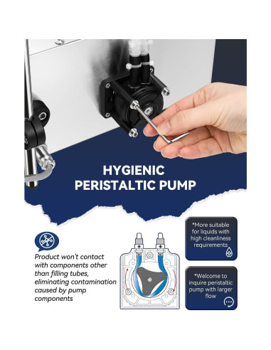 Máquina de Llenado de Líquidos Hanchen 148 ml Bomba Peristáltica