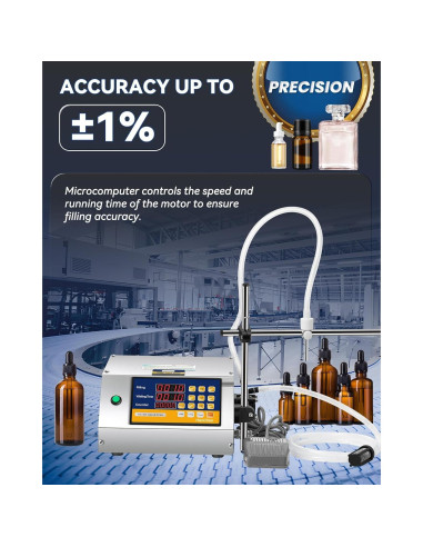 Máquina de Llenado de Líquidos Hanchen 148 ml Bomba Peristáltica