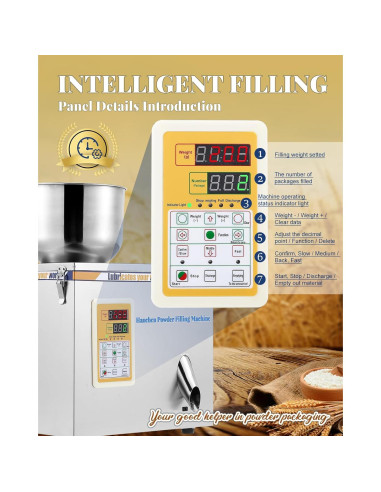 Máquina de Llenado Automática Hanchen 1-20g para Granos y Polvo