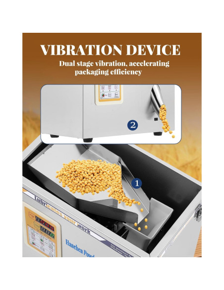 Máquina de Llenado Automática Hanchen 1-20g para Granos y Polvo