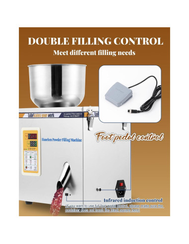 Máquina de Llenado Automática Hanchen 1-20g para Granos y Polvo
